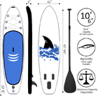 Drop Stitch Inflatable Paddle Sup Boards 17.5lbs For Water Sports Area