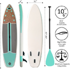Isup Inflatable Water Surf Soft Board High Pressure Drop Stitch