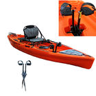 single sit on top fishing kayak pedal drive LLDPE 3m pedal kayak with aluminum seat