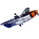 HDPE Pedal Drive Kayaks Sit On Top Fishing Canoe 3.32m*0.9m