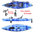 Plastic Fishing Pedal Kayak Most Stable Kayak Single Person Sit On Top