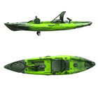 180kgs Fishing Pedal Kayaks Rotomolded Polyethylene Single Sit On Top