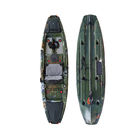 HDPE LLDPE Single Person Sea Fishing Kayak With Pedal 264 Lbs