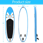 Inflatable Serenelife Touring Paddle Board For Beginners 166LBS Capacity