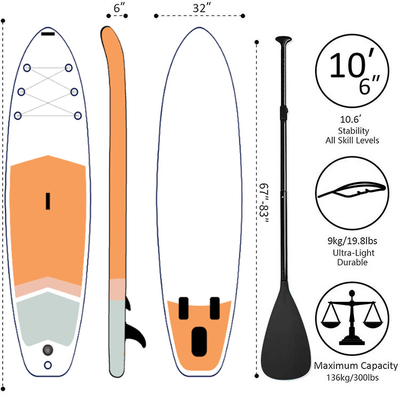 Inflatable Paddle Surfing Standup Paddle Board Surfboard Sup Board