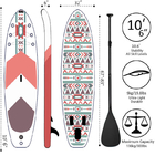 Custom Soft Surfboard Inflatable Stand Up Paddle Board Paddle Sup Surf