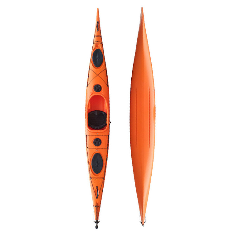 16'7" Plastic Sea Kayak Touring Fishing LLDPE Plastic Sea Touring Sit