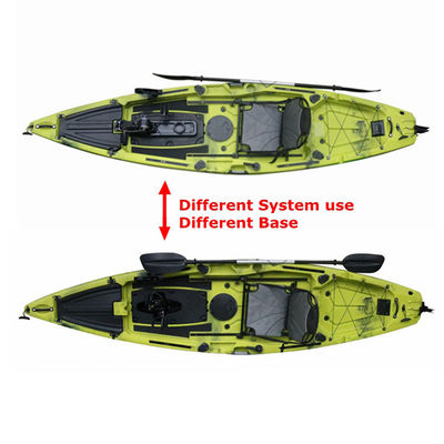3.38m*0.87m Fishing Pedal Kayak LLDPE Single Sit On Top Fishing Kayak