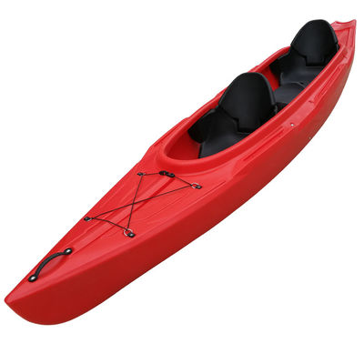 3 Person Small Boat Rigid Fishing Kayak 500 Lb Capacity Plastic Canoe 4.0m*0.82m