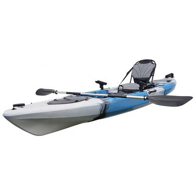 180kgs Single Pelican Sit On Top Blue Fishing Kayak With Paddle 3.96m*0.86m