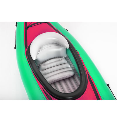 Single Person PVC Drop Stitch Kayak Inflatable Kayak 400 Lb Capacity Canoe