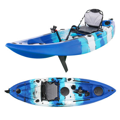 110kgs Safe Capacity Plastic Sea Fishing Pedal Kayak Drive Sit On Top
