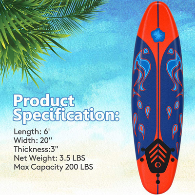 Adults 200LBS Capacity Touring Sup Board Hard Foam Surf Board