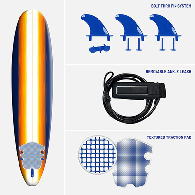 86 Liters Fiberglass Paddle Board Customized  8'' Epoxy Surfboard