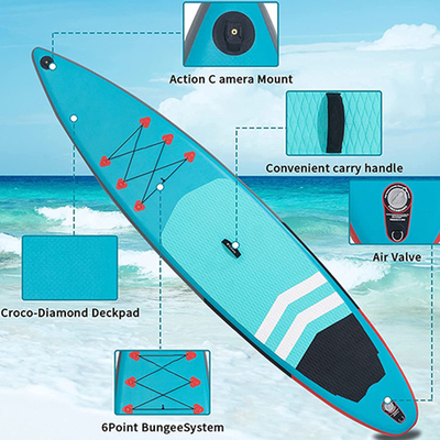 320LBS Stand Up Ocean Paddle Board Inflatable Surf Board
